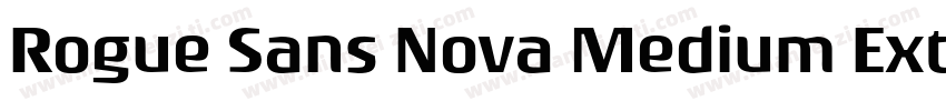 Rogue Sans Nova Medium Extended字体转换